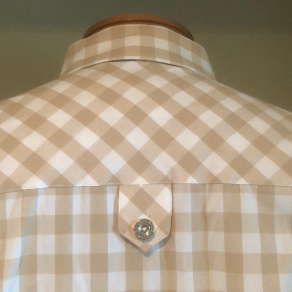 Ablanche Shirts Ablanche Khaki Long Sleeve Shirt Poshmark